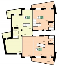 Свободный, д.28 - Планировка 2х уровневые 9-10 этаж