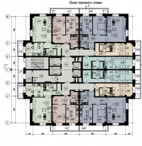 "Квадро" - Планировка типового этажа